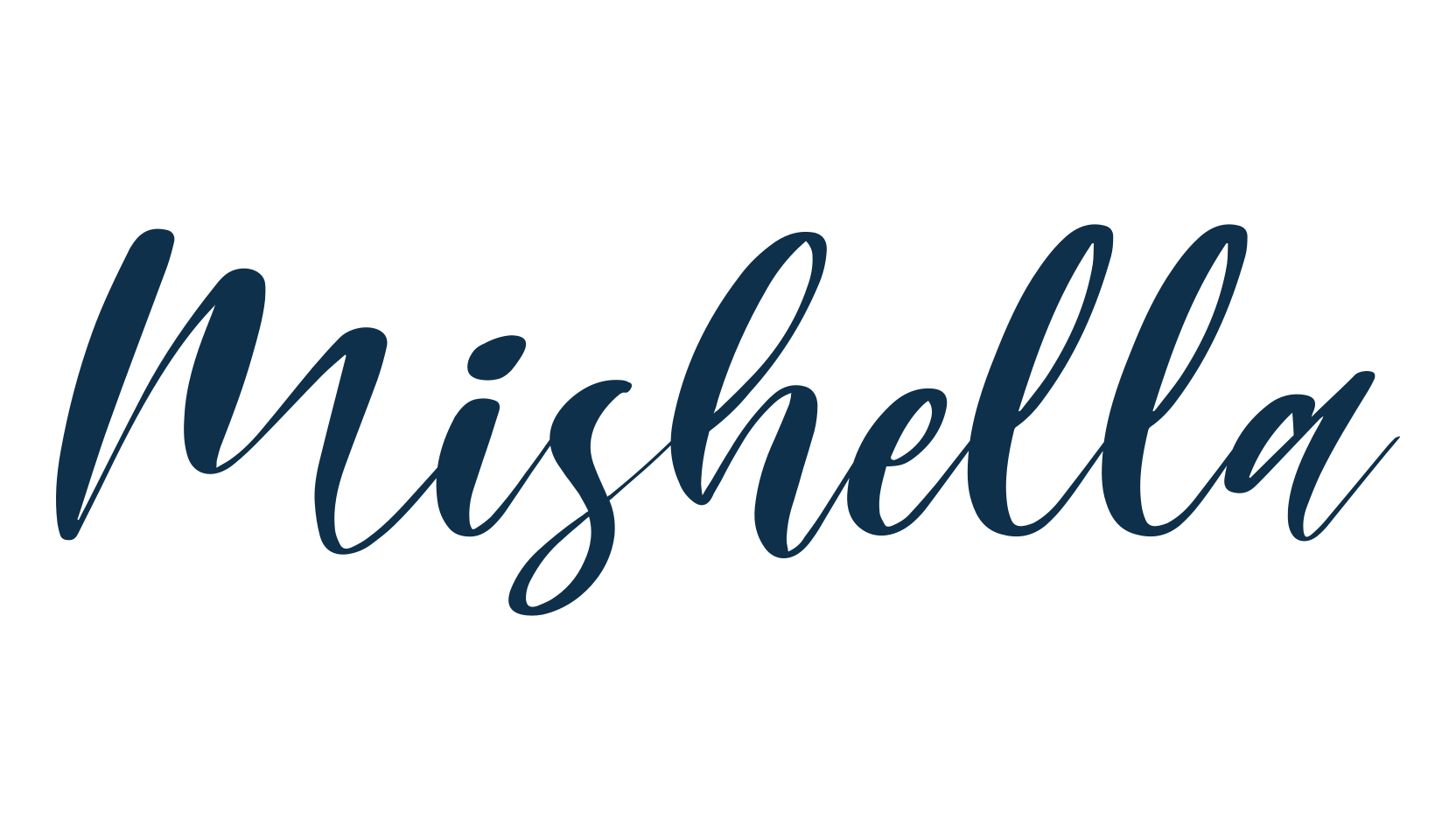 Mishella (mishella-2), script calligraphy fancy decorative font preview