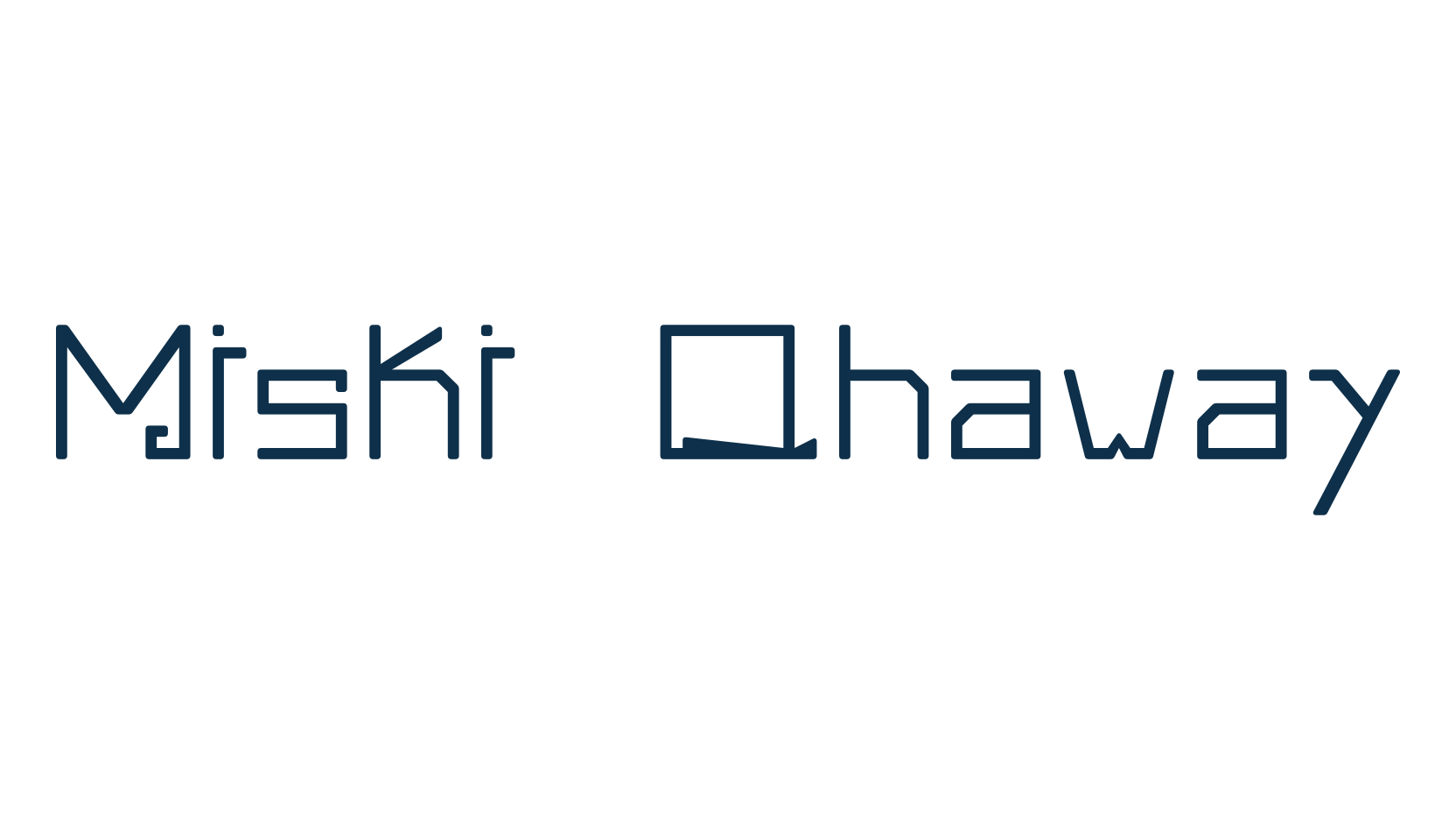 Miski Qhaway, various font preview