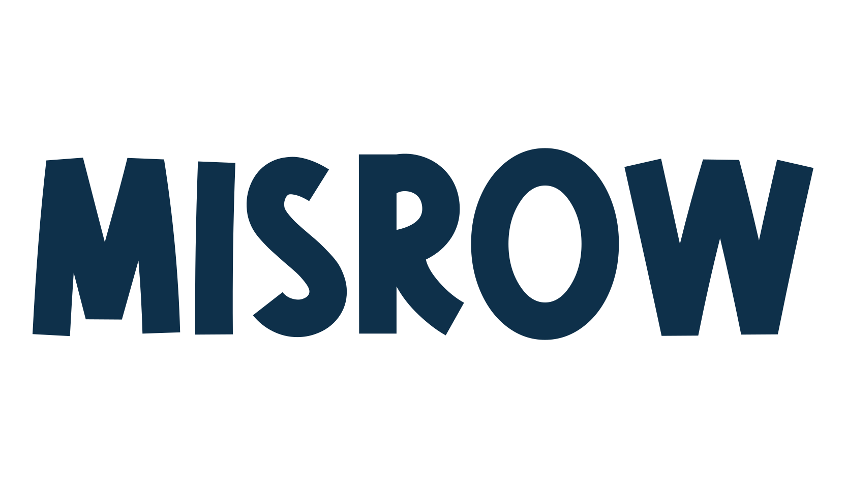 Misrow, fancy cartoon decorative comic font preview