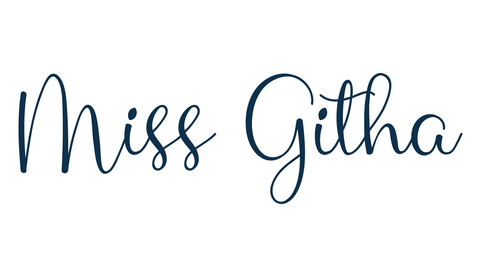 Miss Githa, script calligraphy fancy decorative font preview