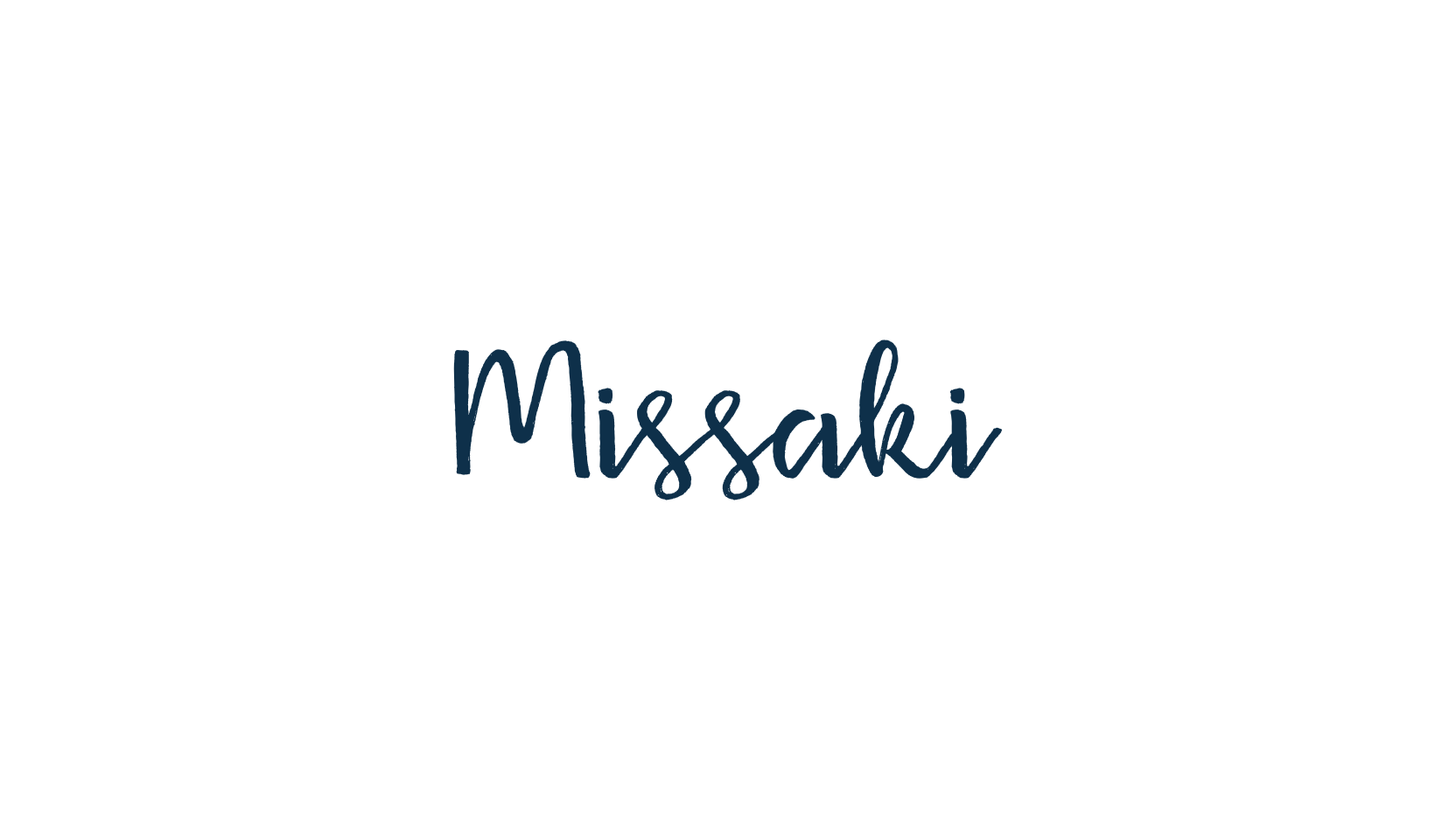 Missaki, script brush fancy decorative calligraphy font preview