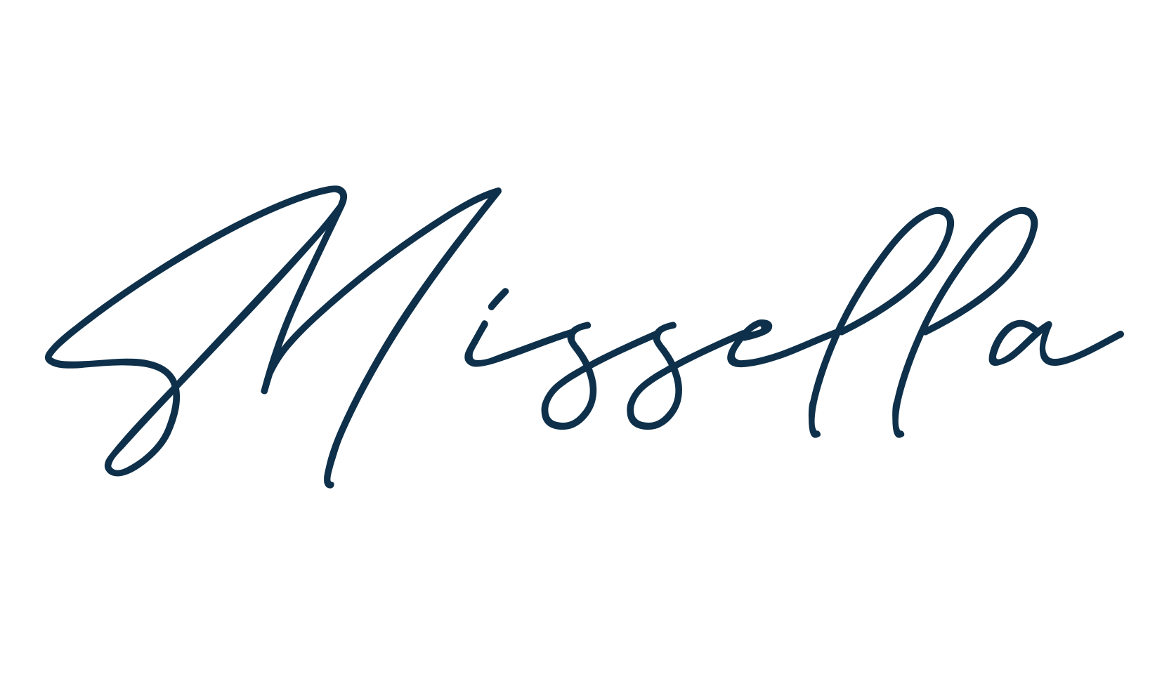 Missella, script handwritten fancy decorative calligraphy font preview