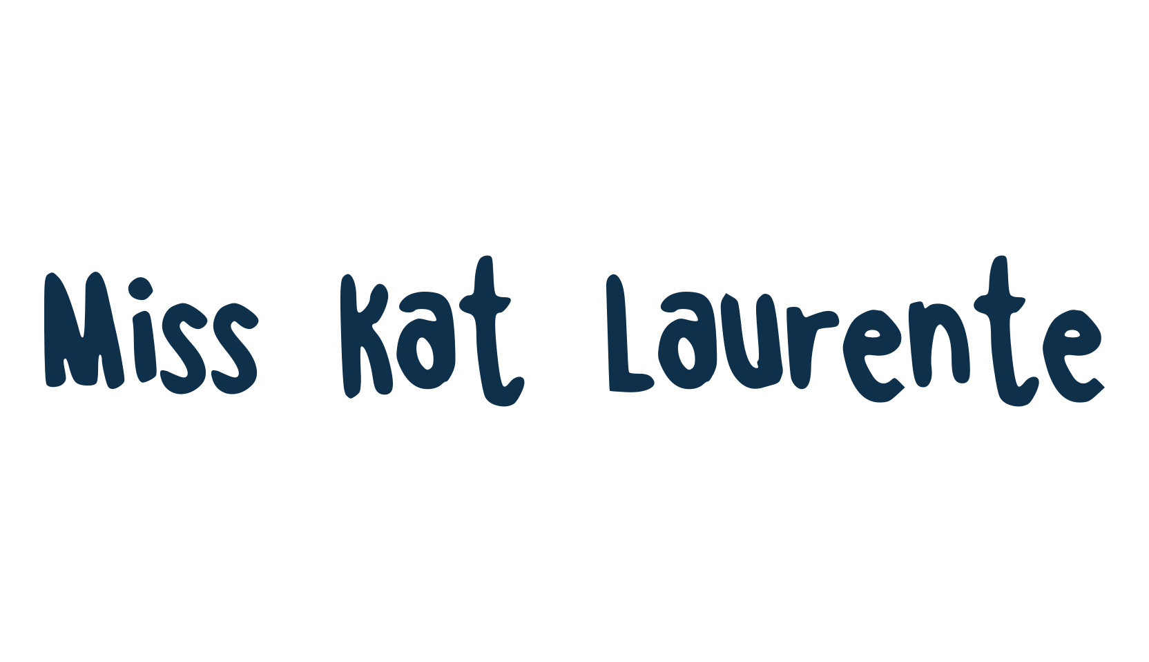 Miss Kat Laurente, script handwritten fancy decorative calligraphy font preview
