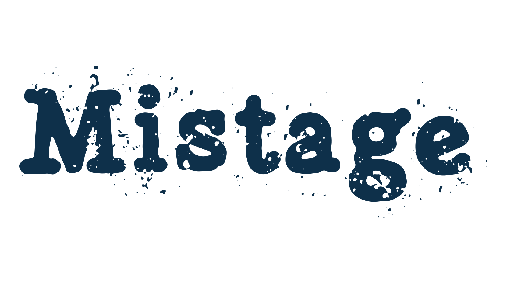 Mistage, typewriter font preview