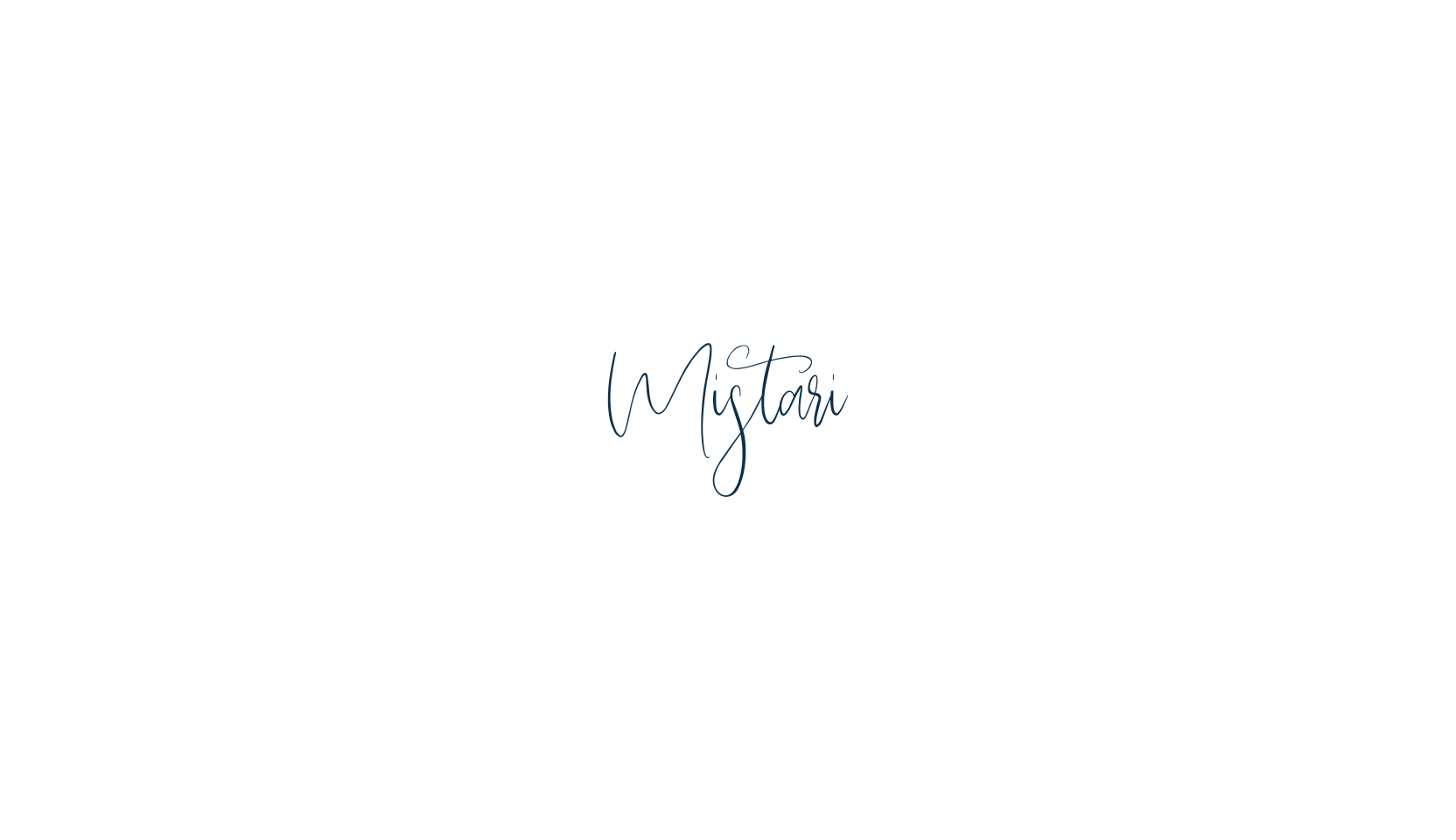 Mistari, calligraphy font preview