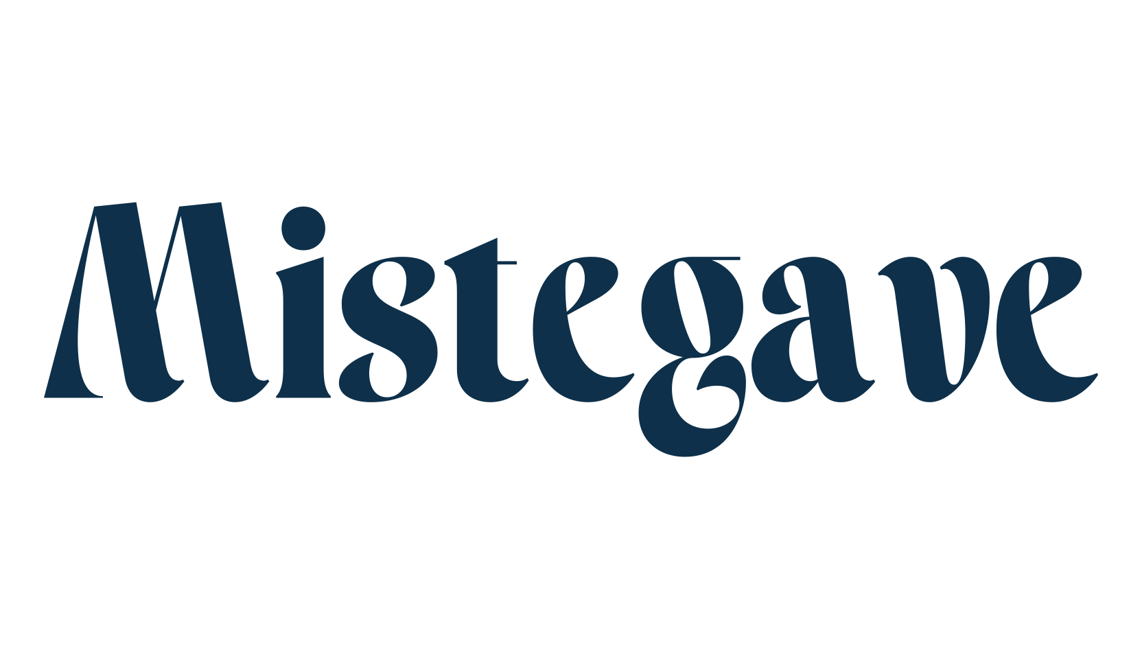 Mistegave, serif font preview