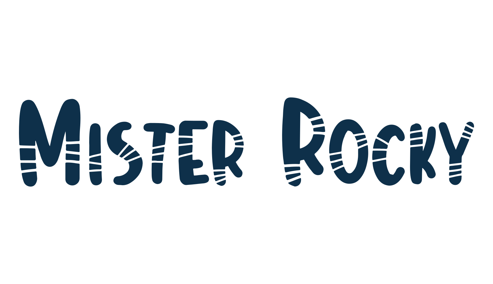 Mister Rocky, fancy decorative font preview