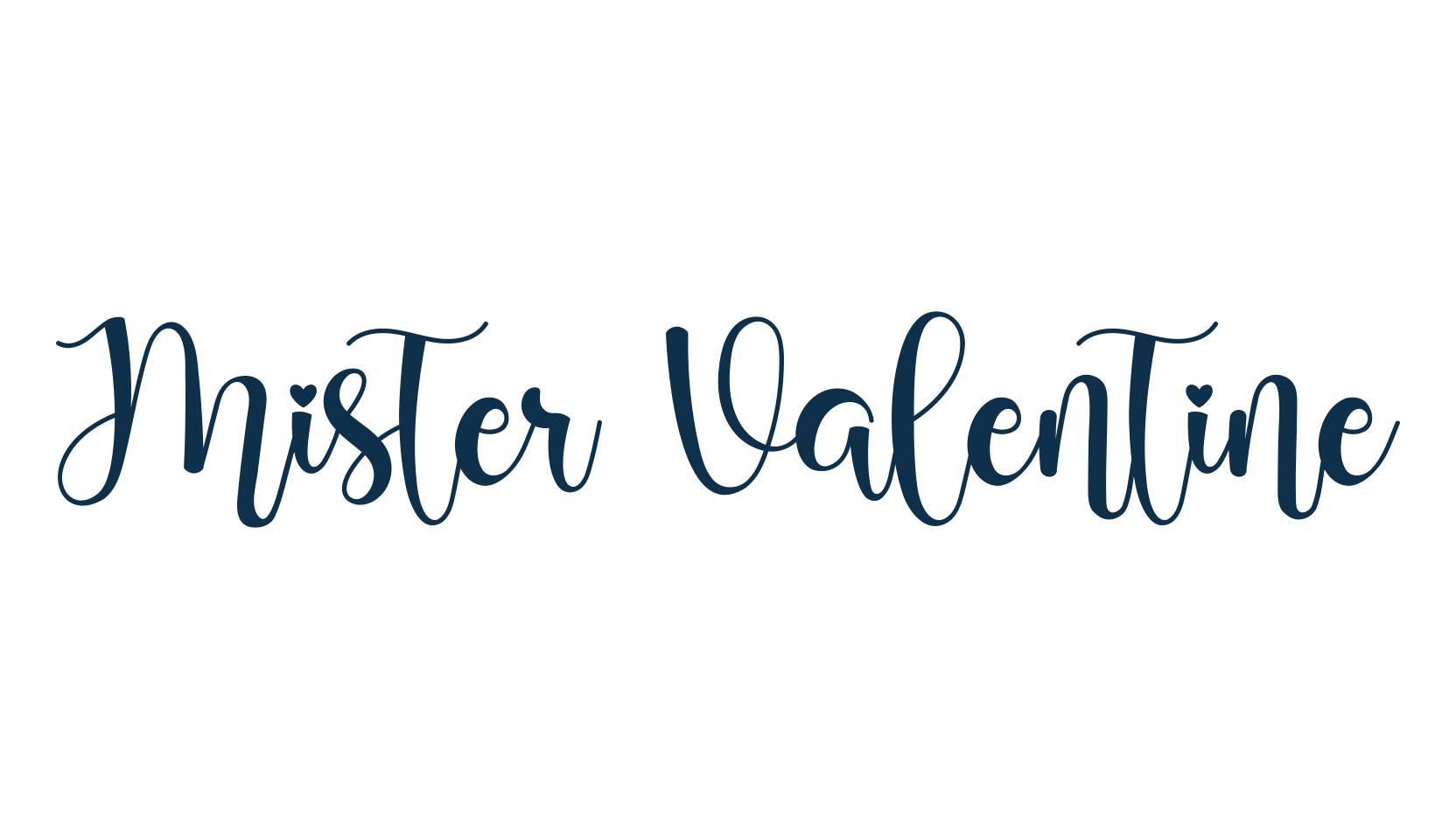 Mister Valentine, fancy decorative font preview