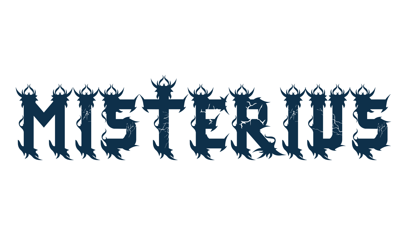 Misterius, fancy decorative font preview