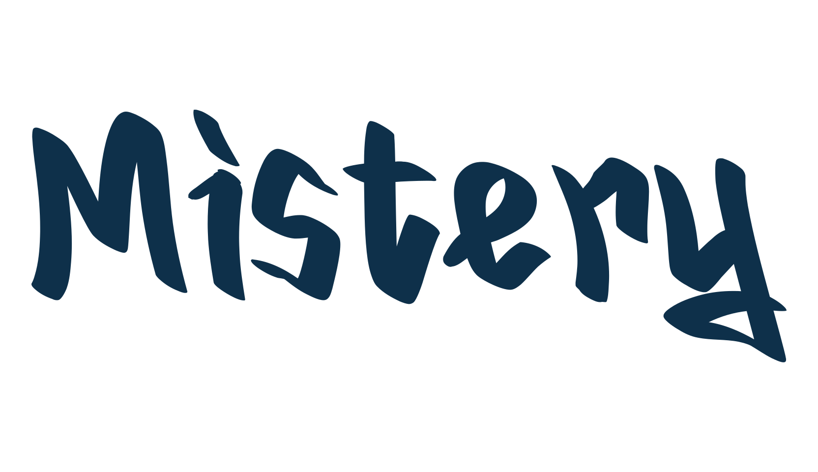 Mistery (mistery-3), script graffiti fancy decorative calligraphy font preview