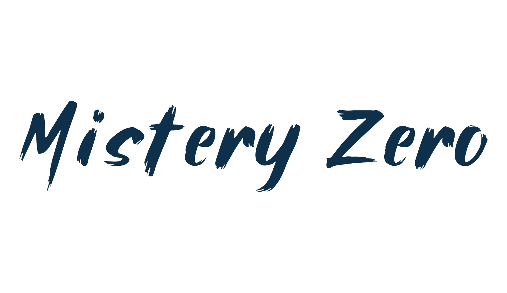 Mistery Zero, halloween font preview