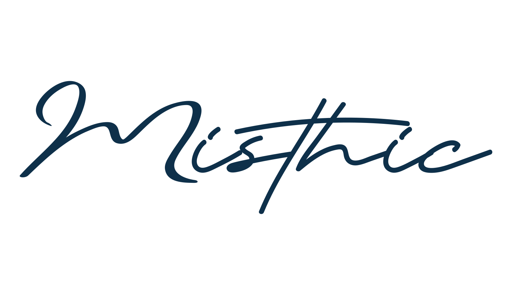 Misthic, handwriting font preview