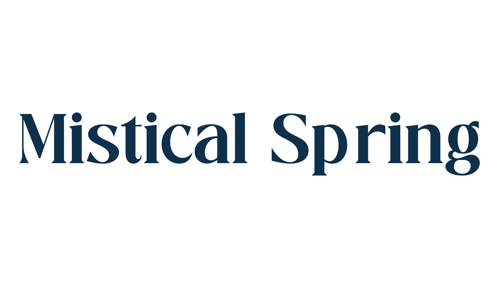 Mistical Spring, serif font preview
