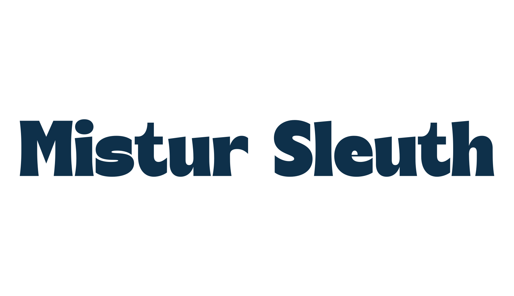 Mistur Sleuth, fancy retro decorative font preview