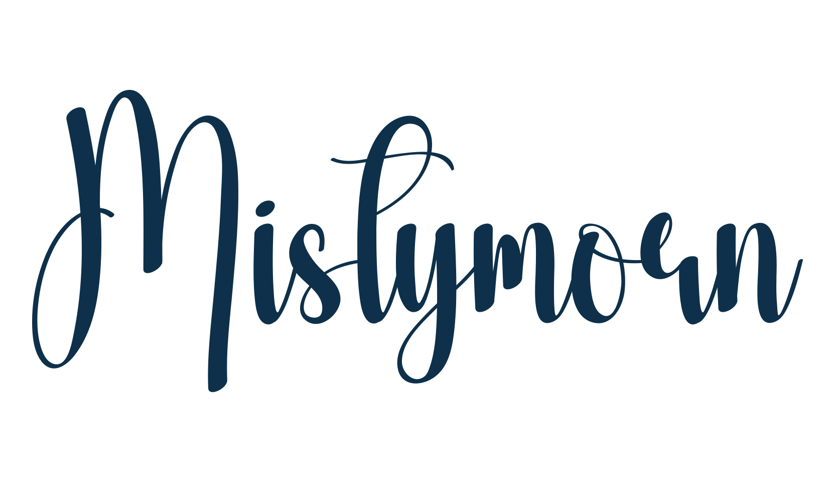 Mistymorn, fancy decorative font preview
