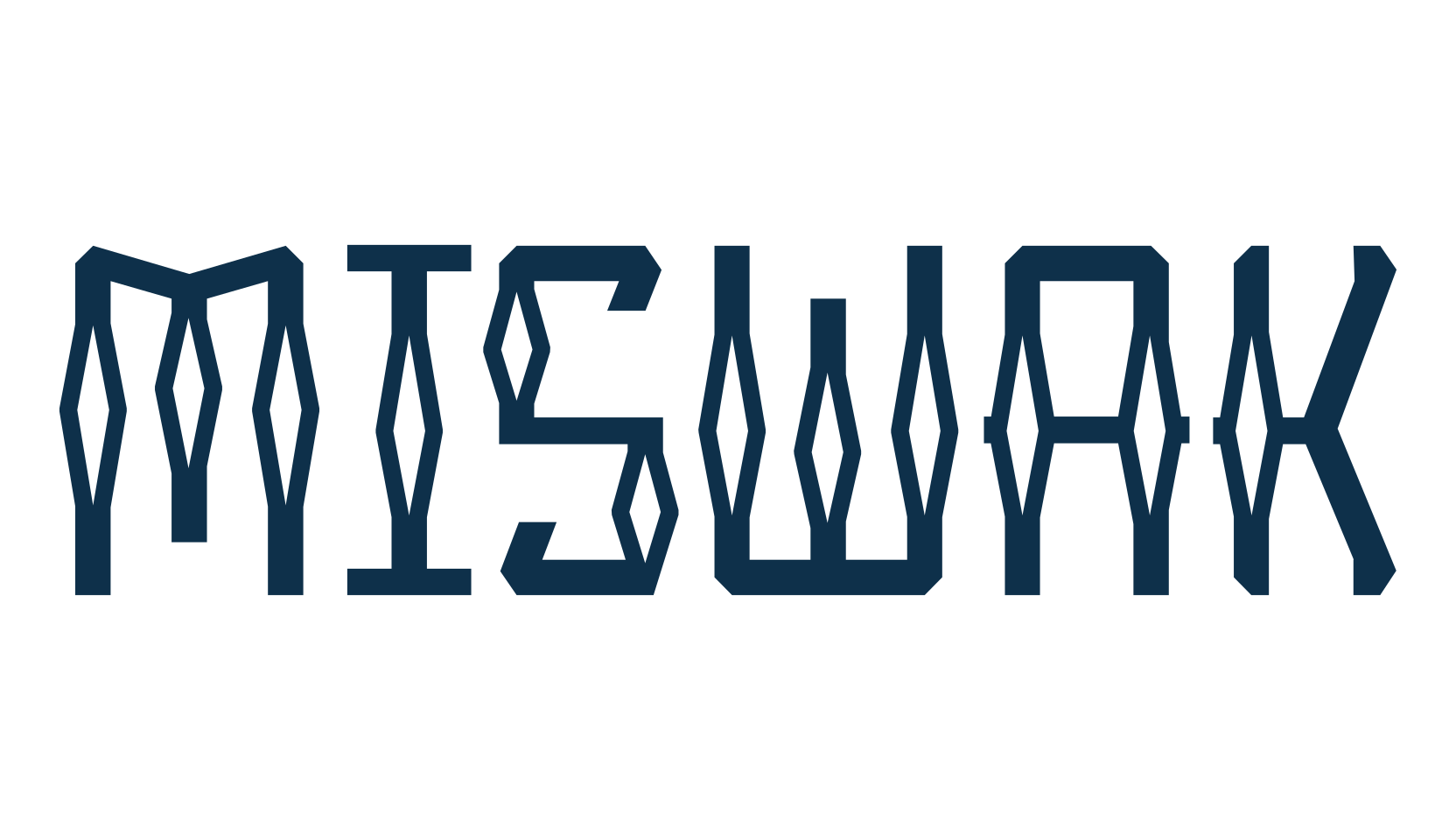 Miswak, sci-fi font preview
