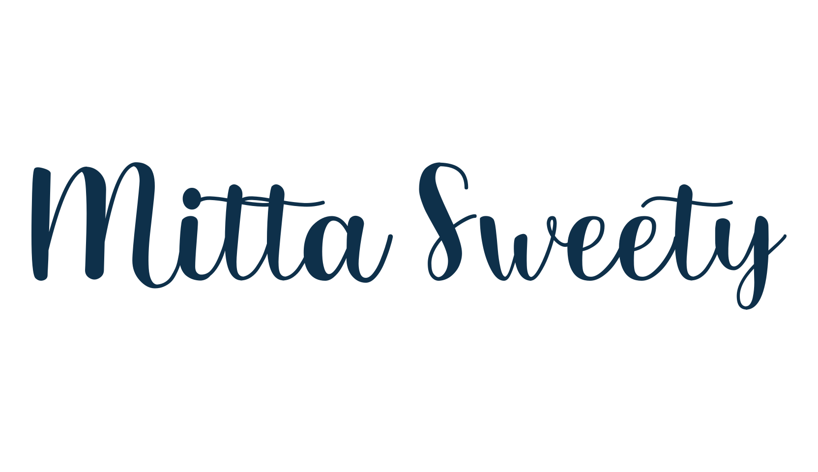 Mitta Sweety, calligraphy font preview