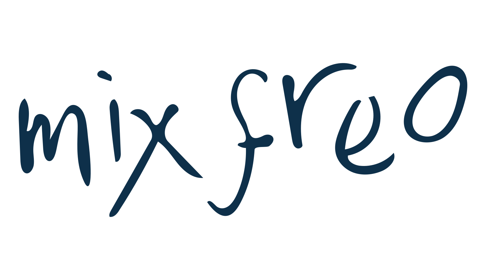 Mix Freo, script handwritten fancy decorative calligraphy font preview