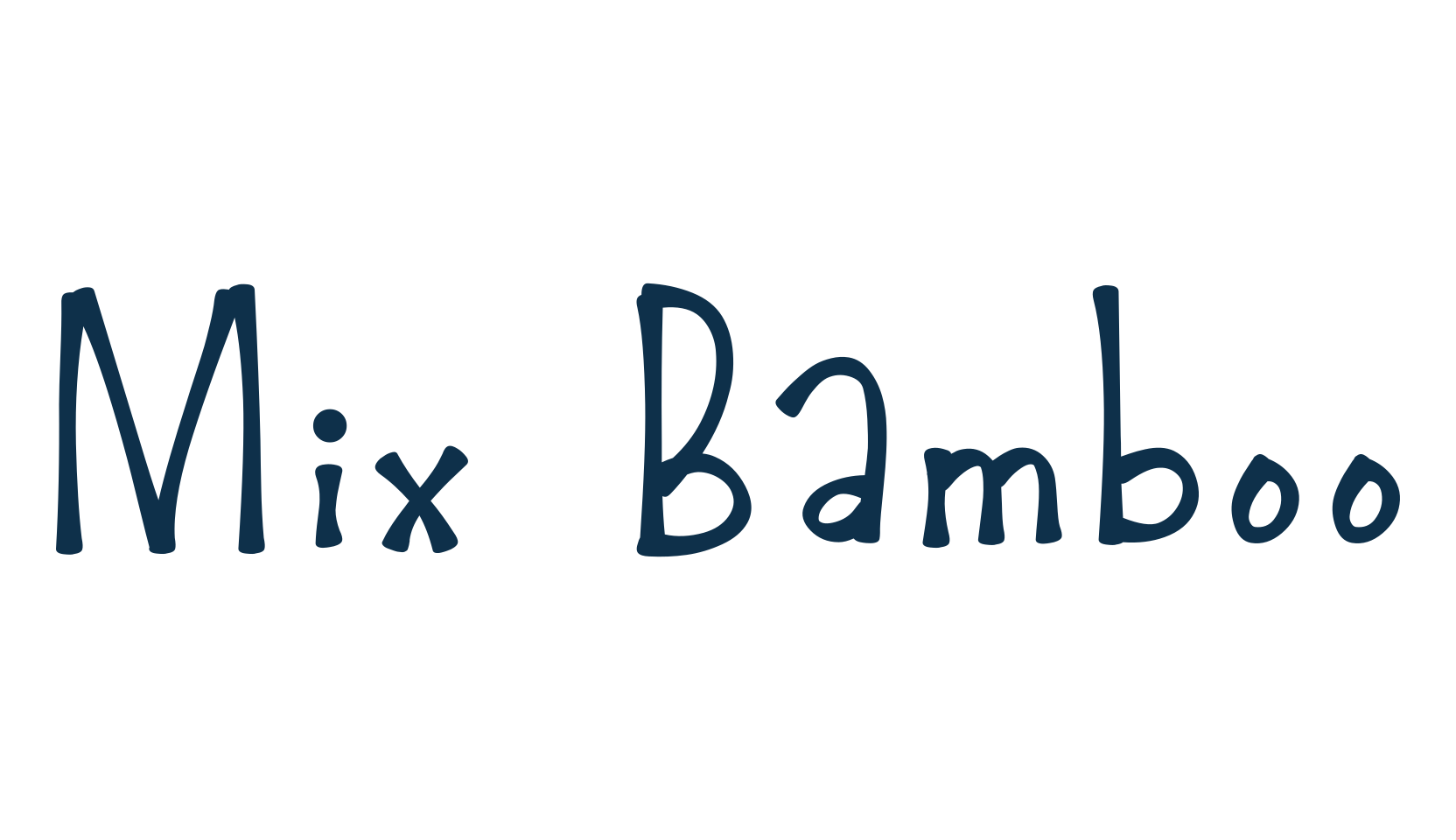 Mix Bamboo, fancy decorative font preview