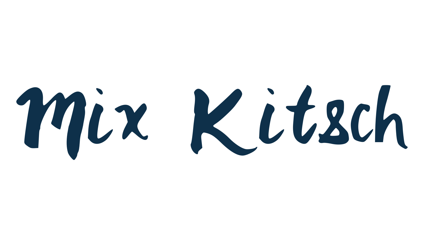 Mix Kitsch, brush font preview