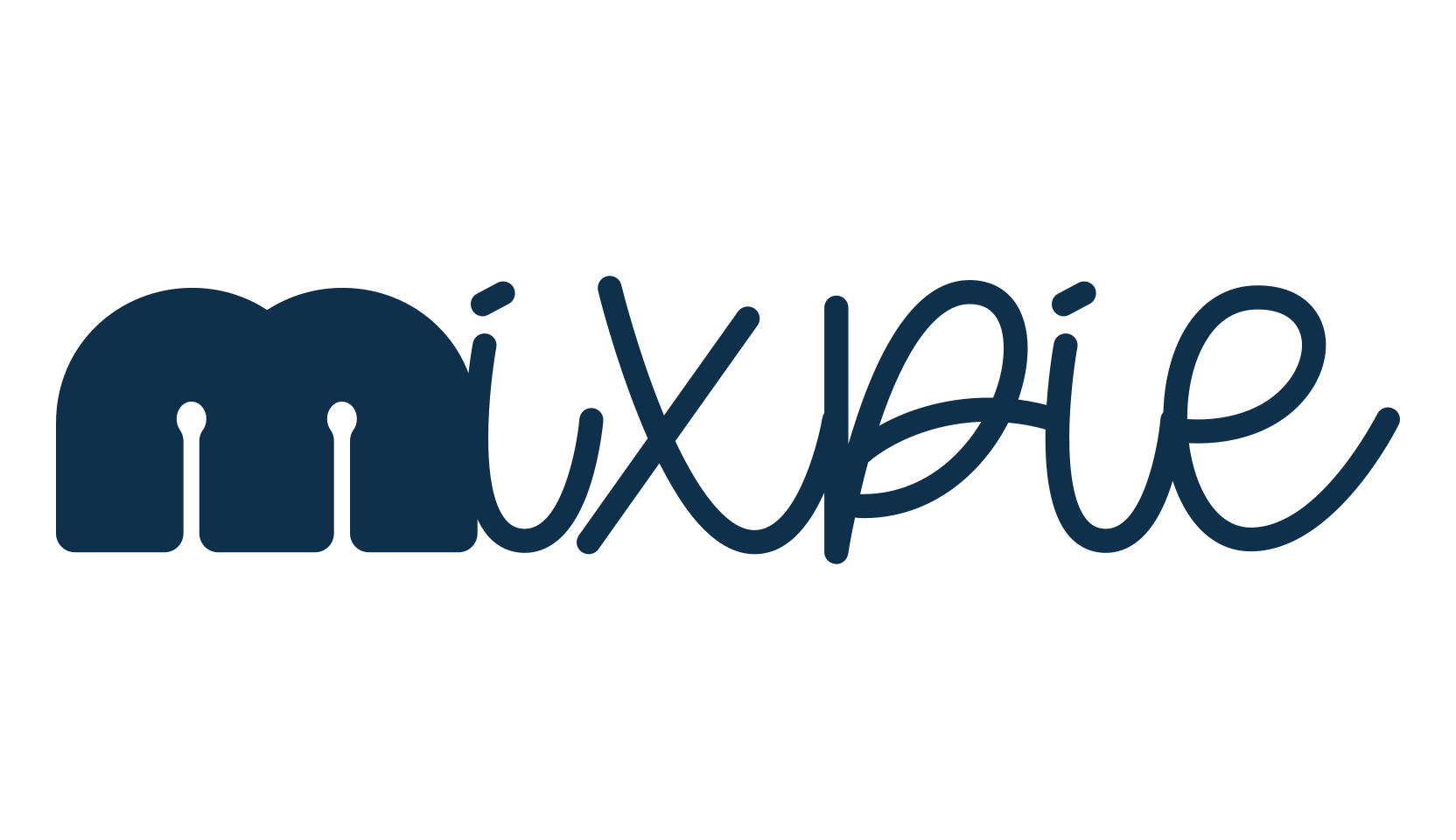 Mixpie, groovy font preview