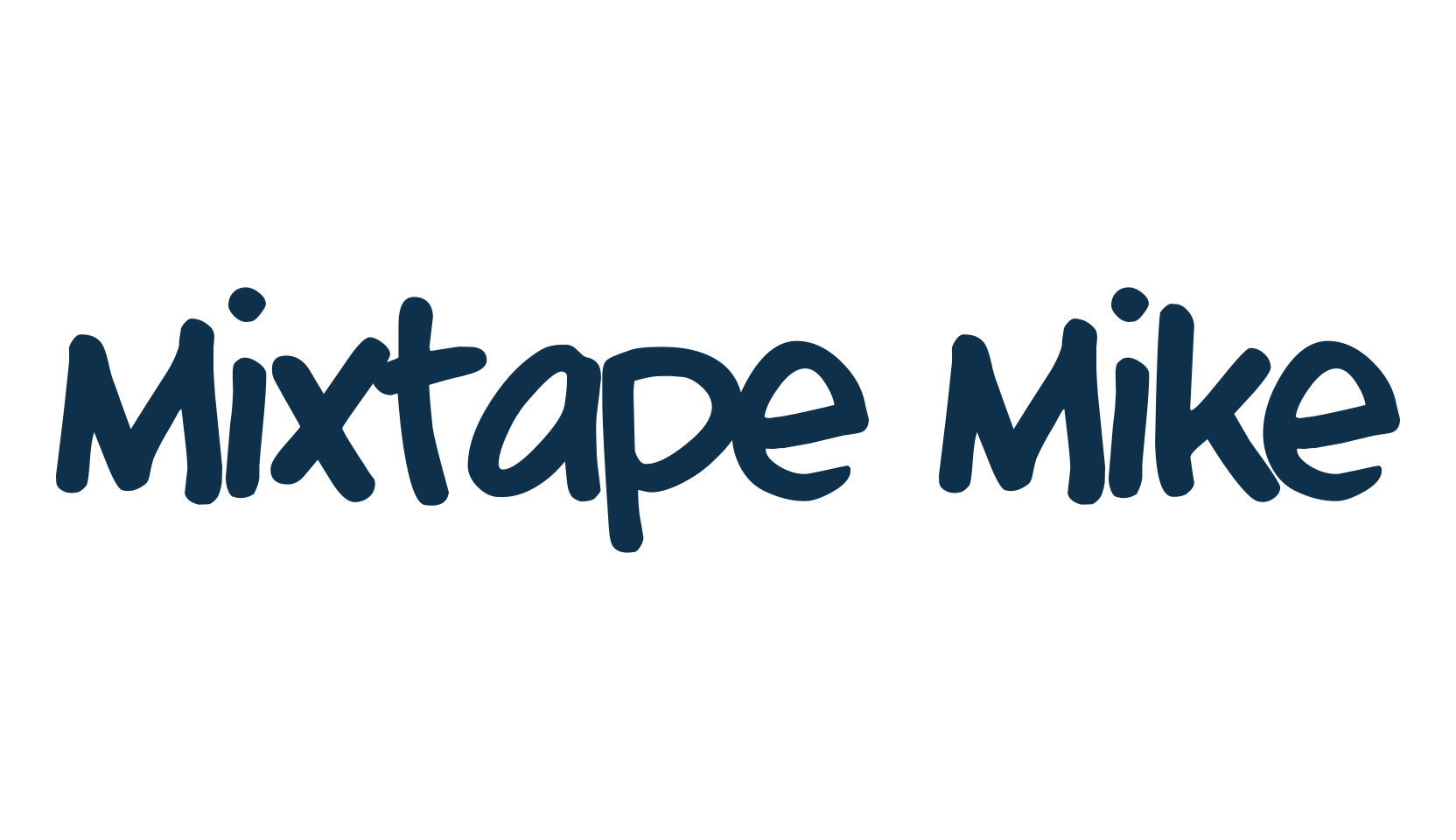 Mixtape Mike, handwriting font preview