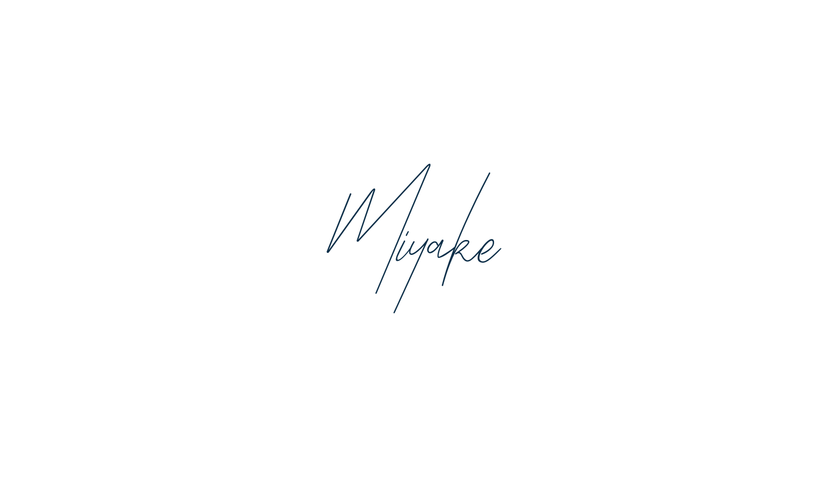 Miyake, script handwritten fancy decorative calligraphy font preview