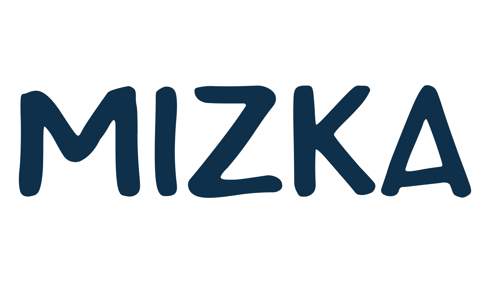 Mizka, script handwritten fancy decorative calligraphy font preview