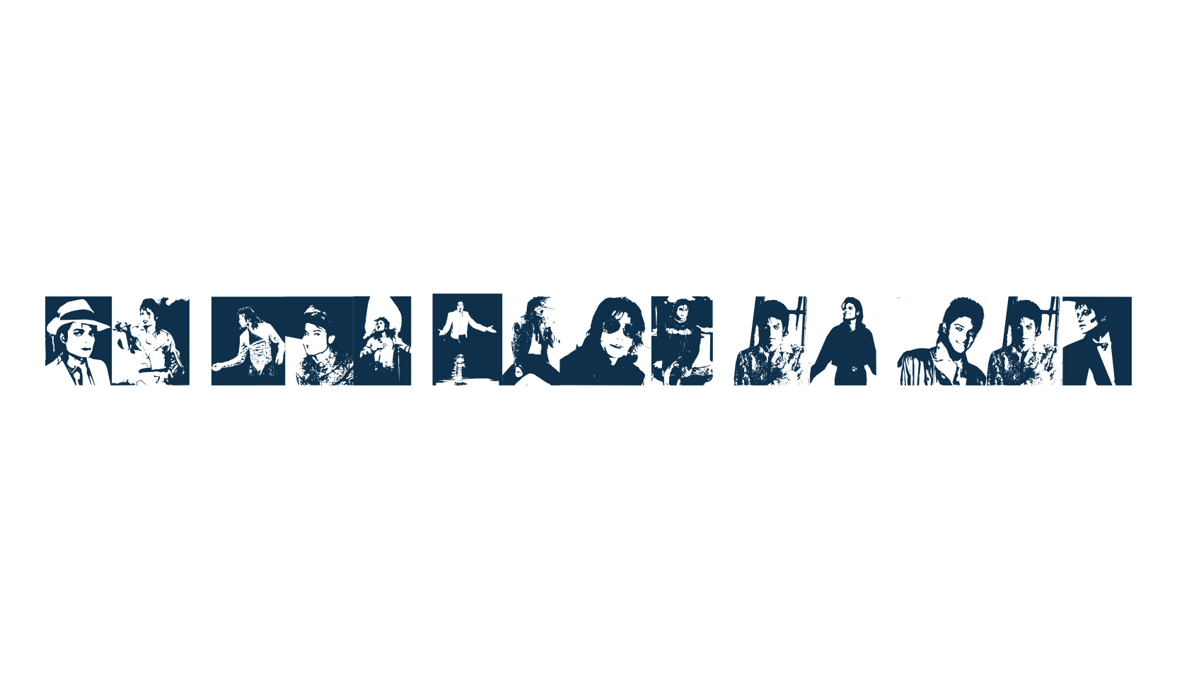 MJ The King of Pop, display market font preview