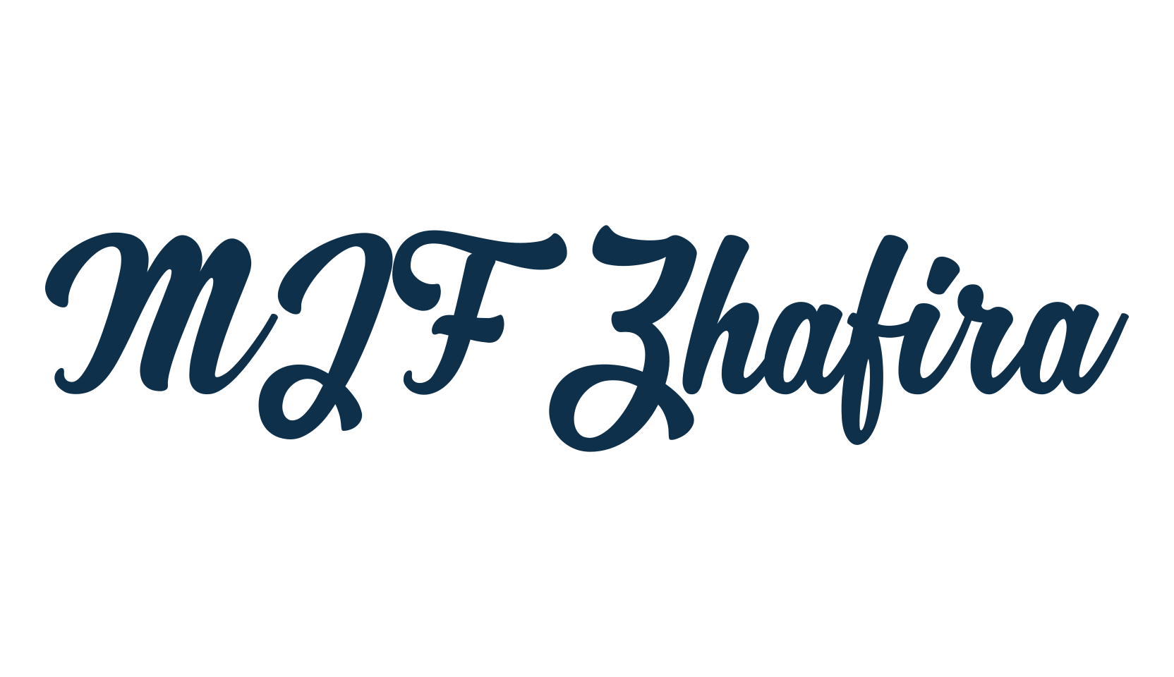 MJF Zhafira, fancy various decorative script calligraphy font preview