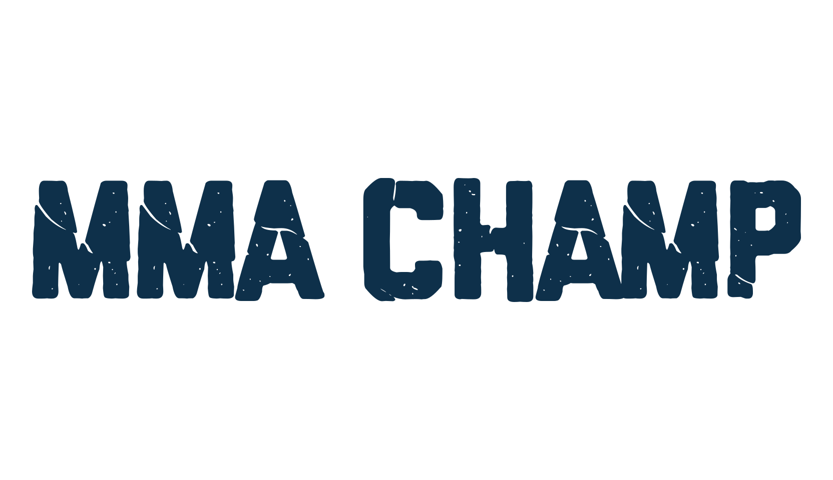 MMA Champ, fancy destroy decorative font preview