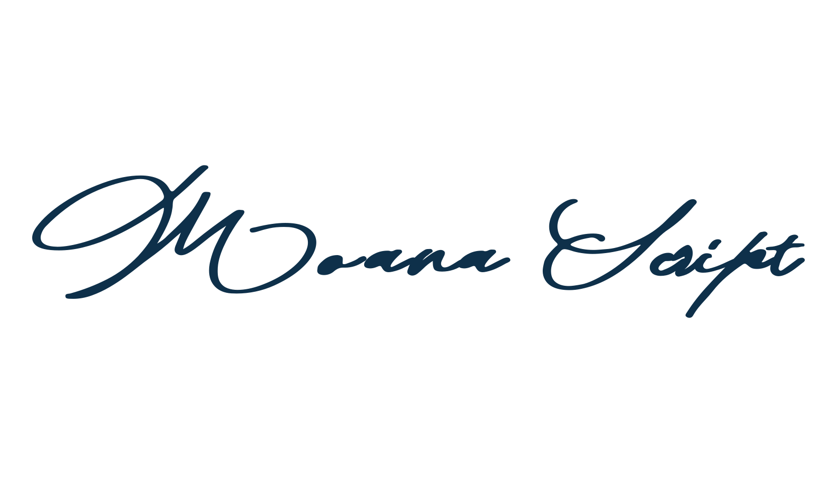 Moana Script, handwriting font preview