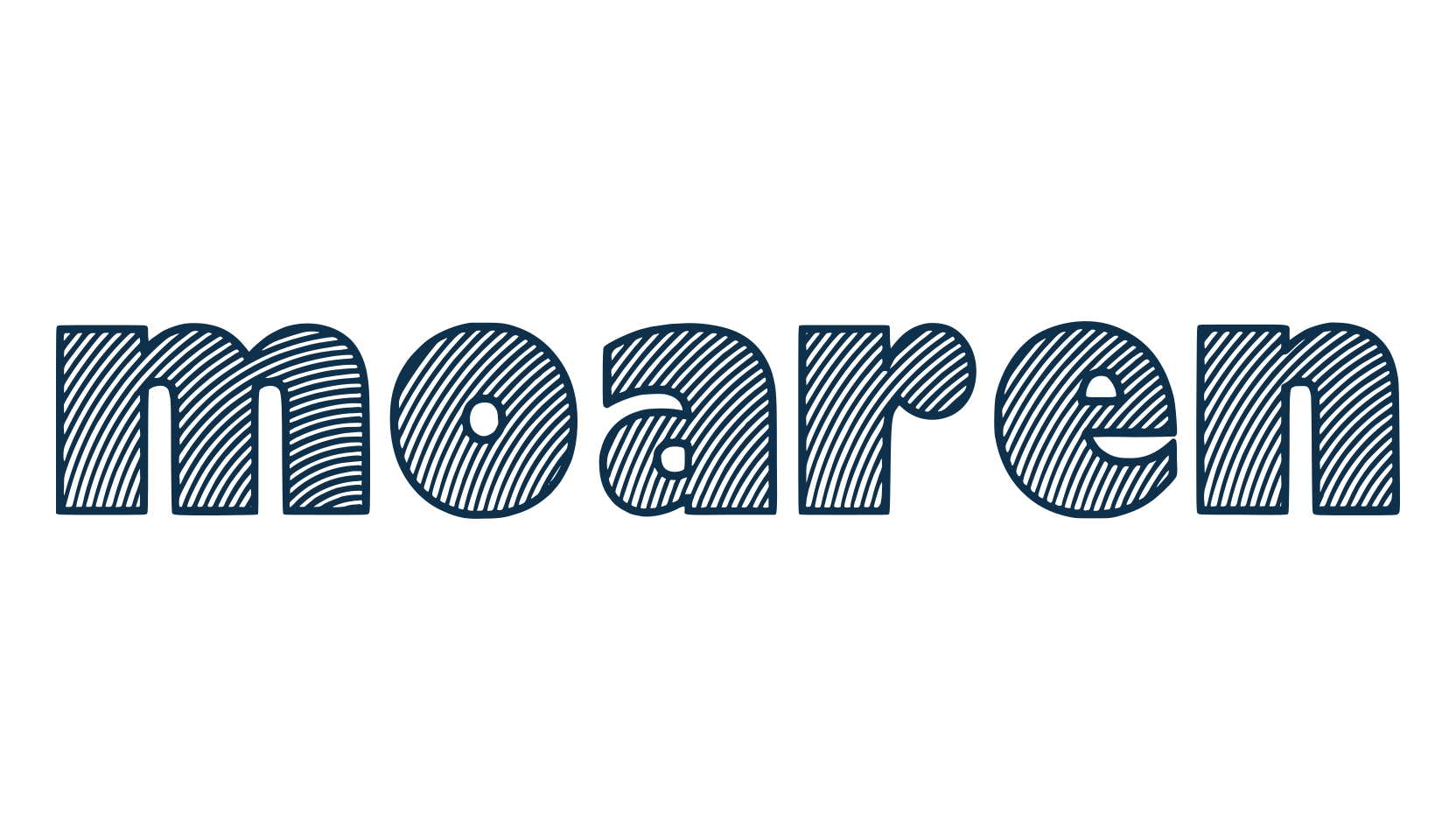 Moaren, decorative font preview