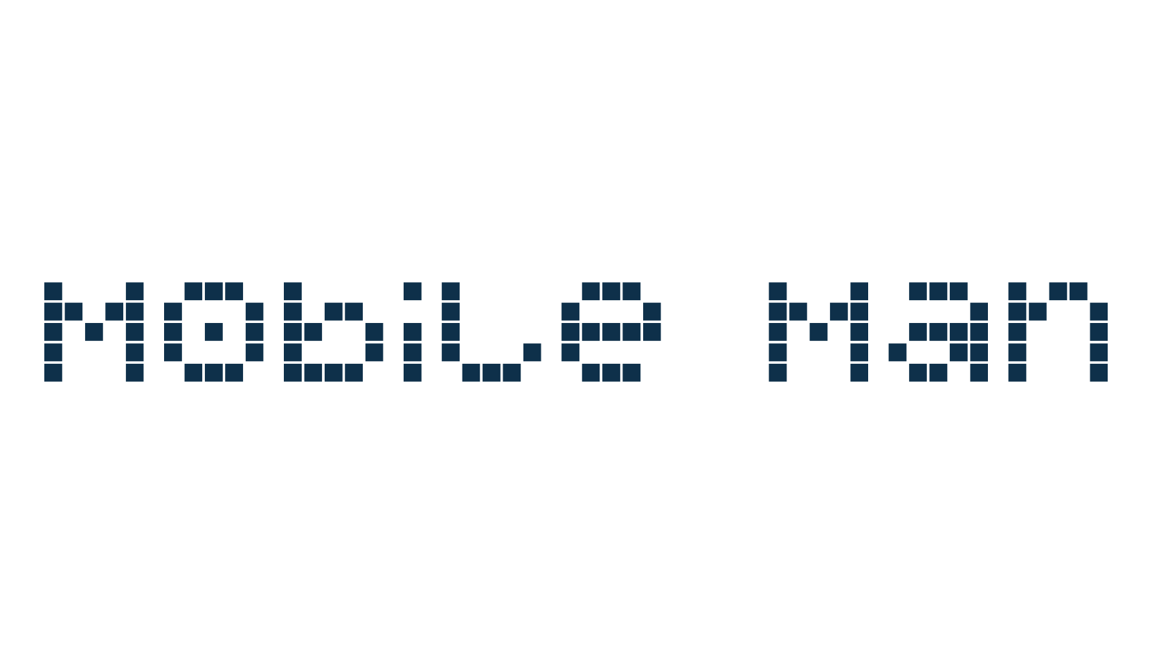 Mobile Man, lcd font preview
