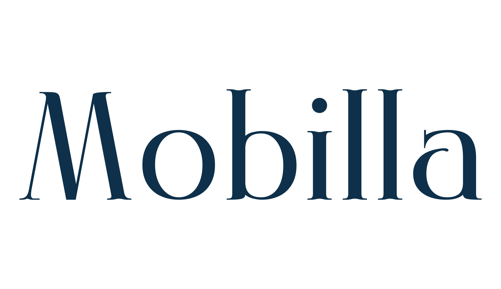 Mobilla, serif font preview