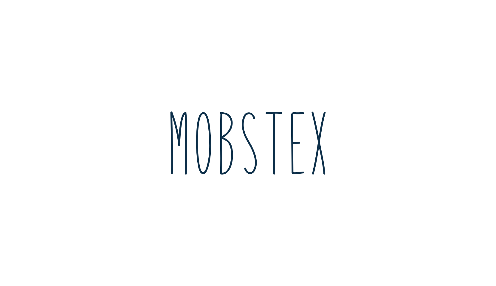 Mobstex, handwriting font preview