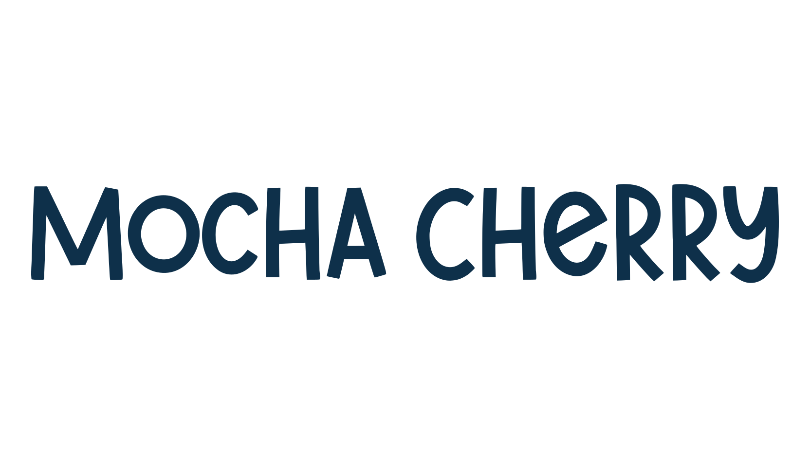 Mocha Cherry, display market font preview