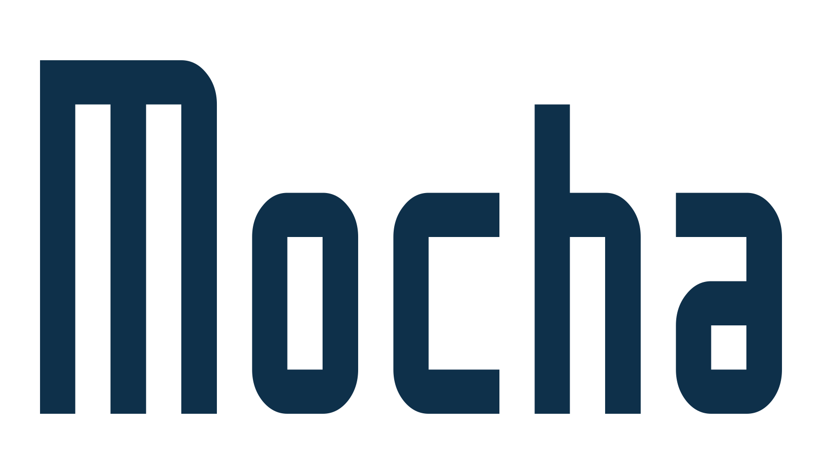 Mocha, basic sans serif font preview
