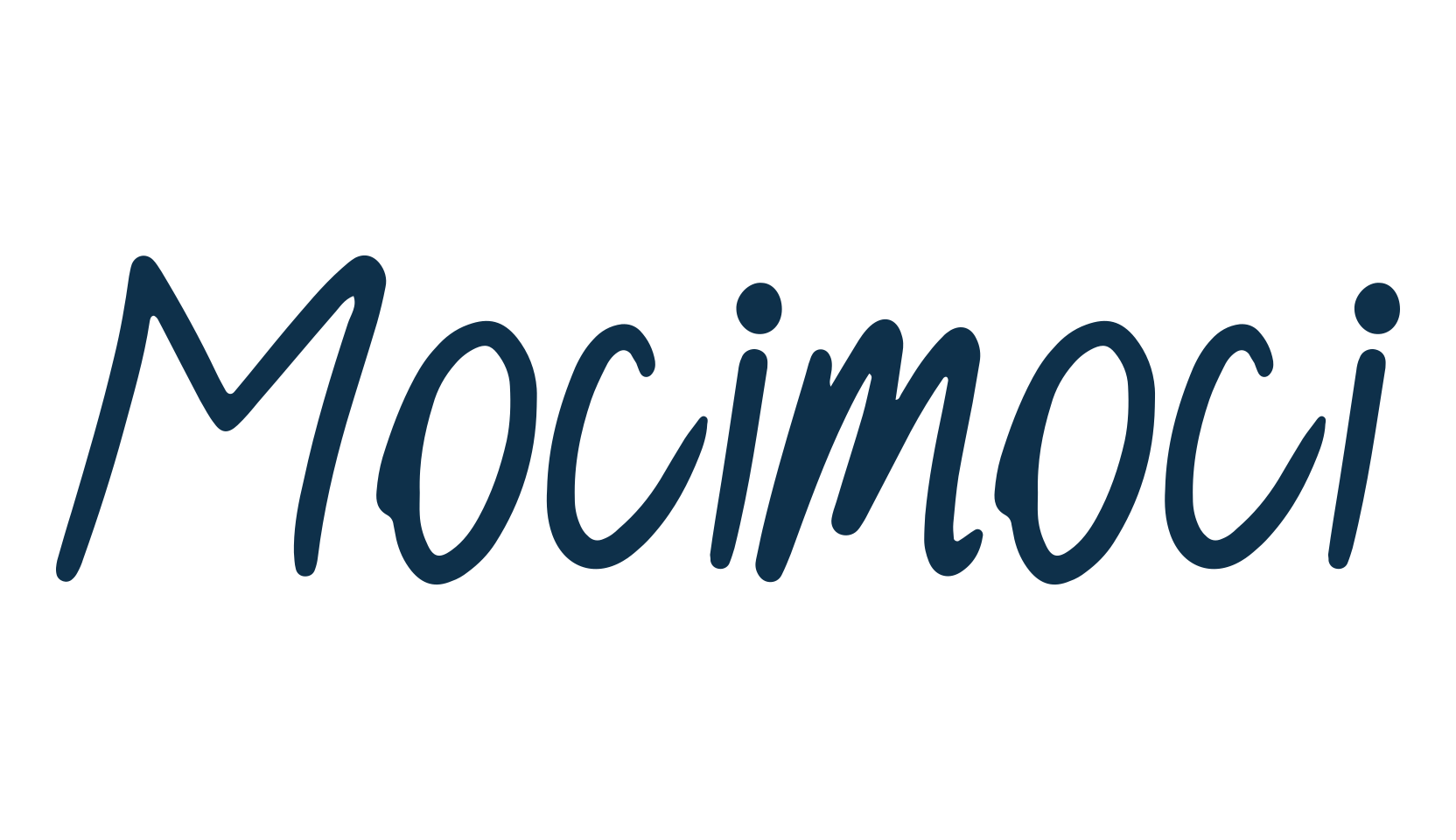 Mocimoci, script handwritten fancy decorative calligraphy font preview