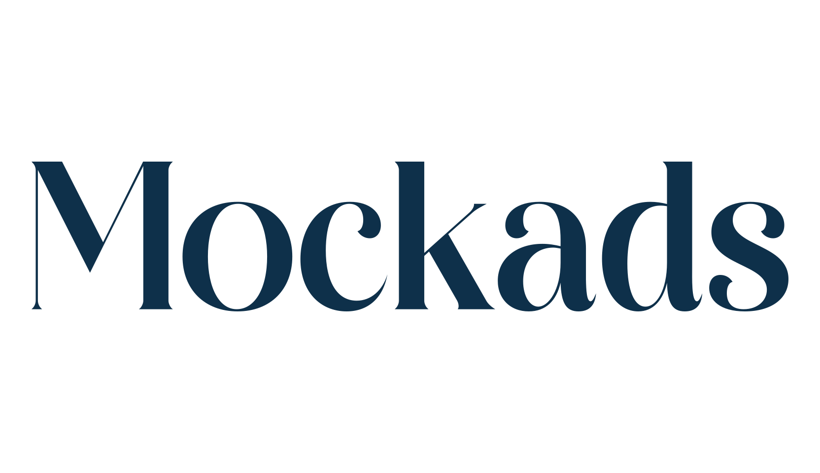 Mockads, basic serif font preview