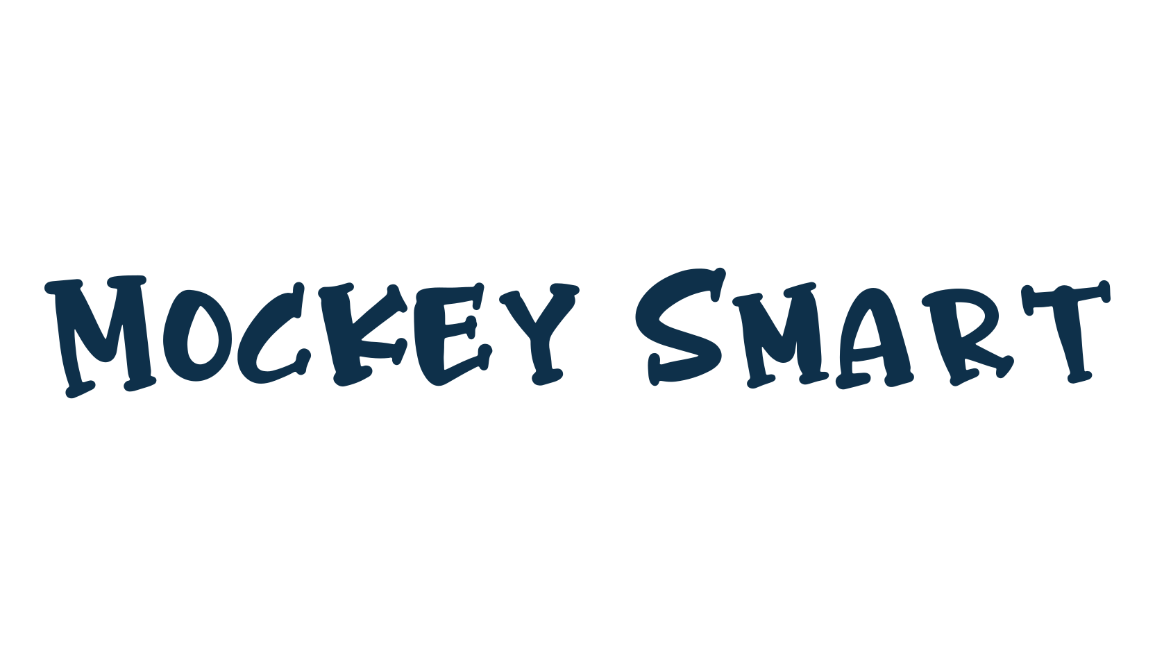 Mockey Smart, cartoon font preview