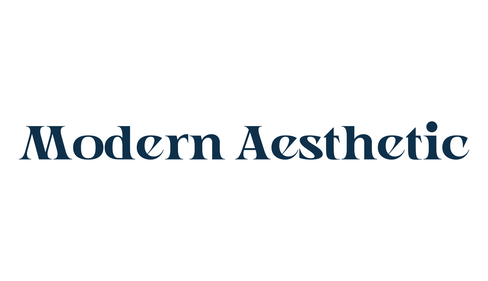 Modern Aesthetic, fancy retro decorative font preview
