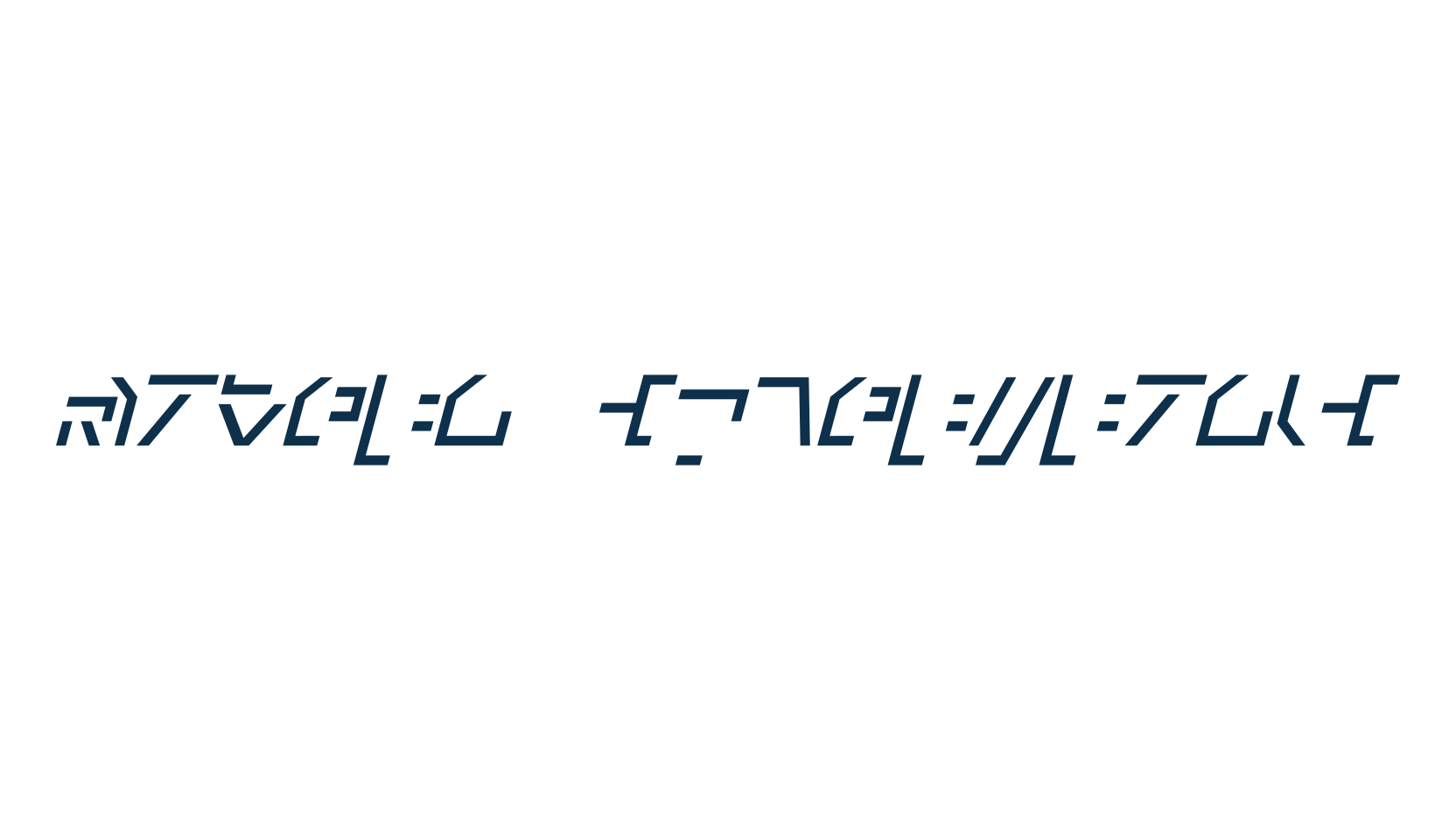 Modern Cybertronic, fancy decorative font preview
