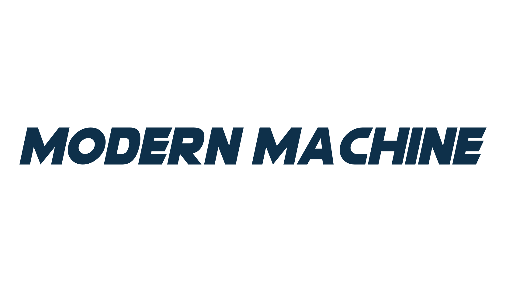Modern Machine, sans serif font preview