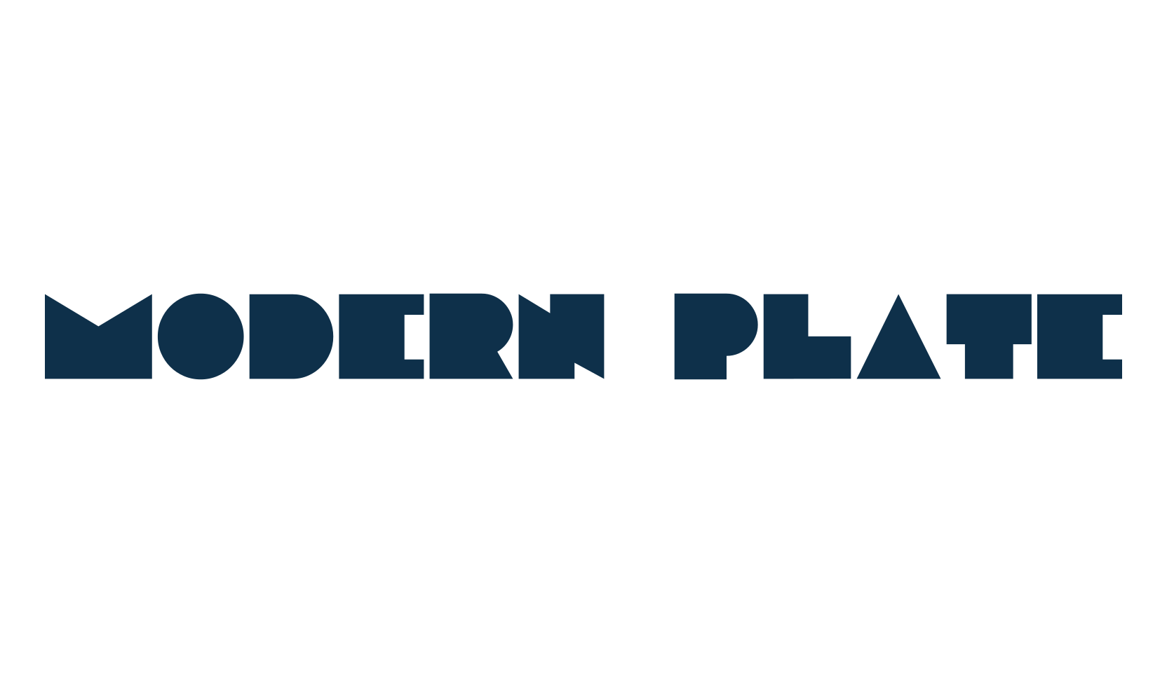 Modern Plate, fancy various decorative font preview
