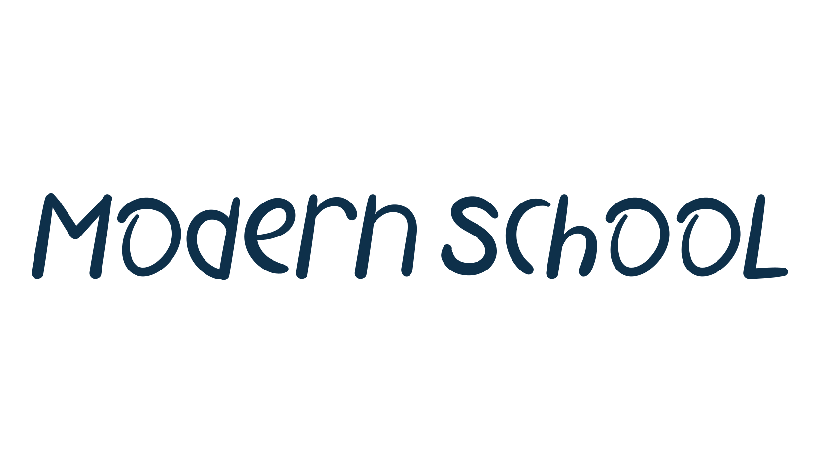 Modern School, display market font preview