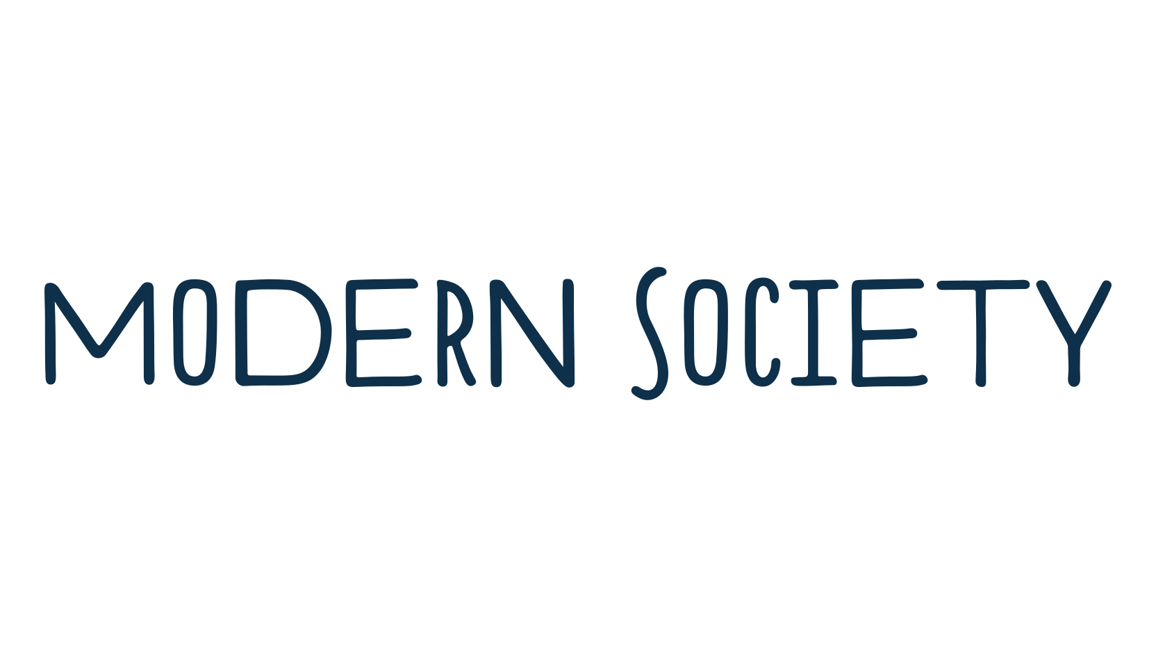 Modern Society, fancy distorted decorative font preview
