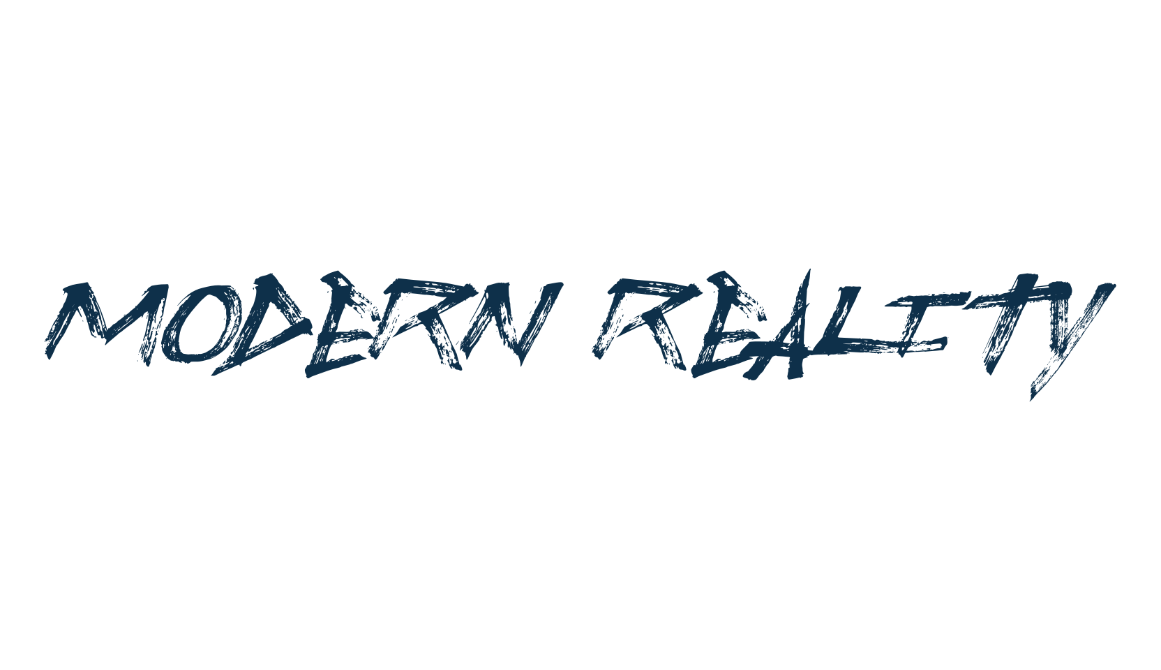 Modern Reality, script trash fancy decorative calligraphy font preview