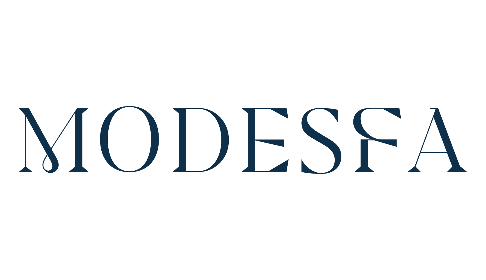 Modesfa, serif font preview