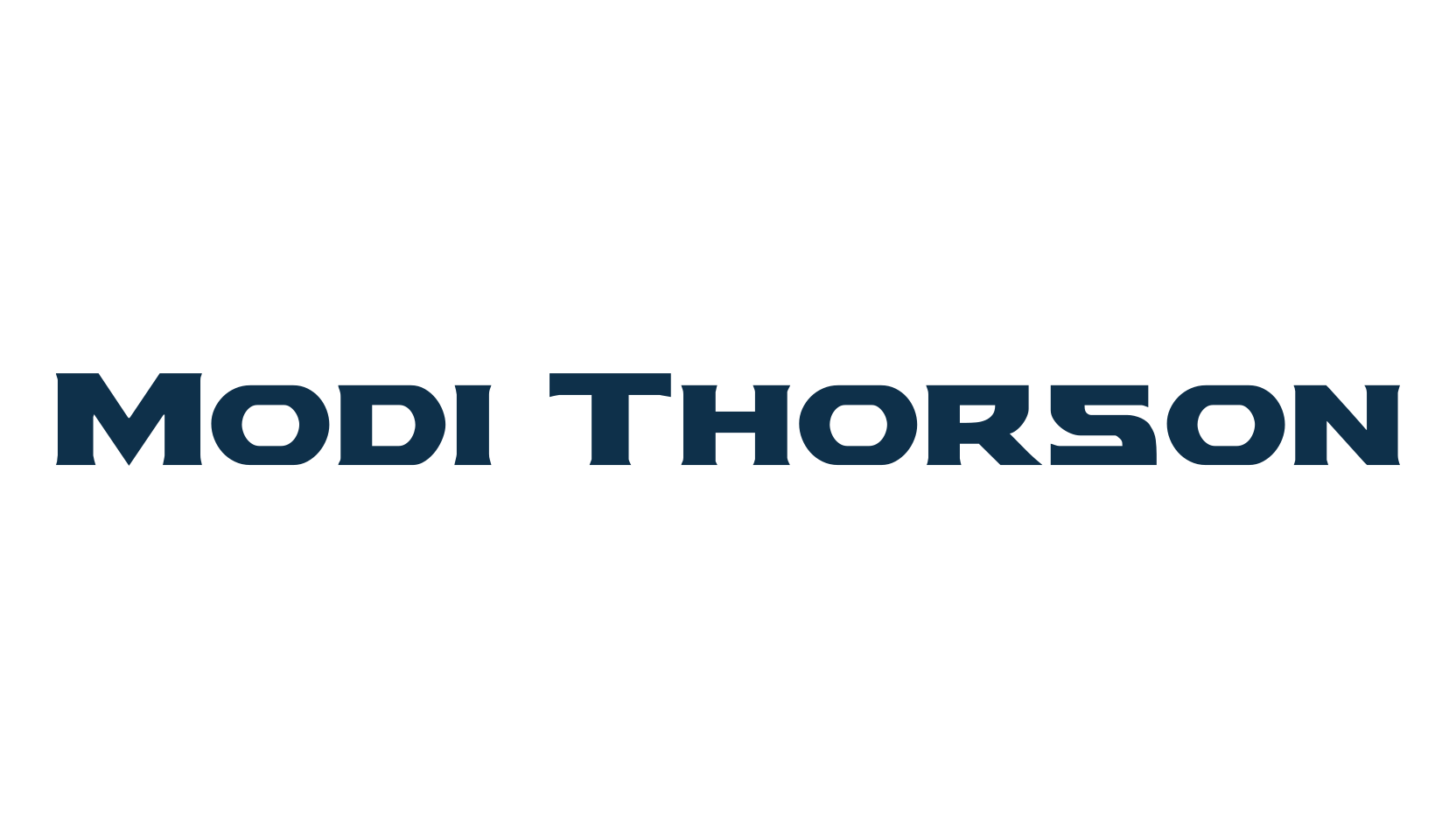 Modi Thorson, various font preview
